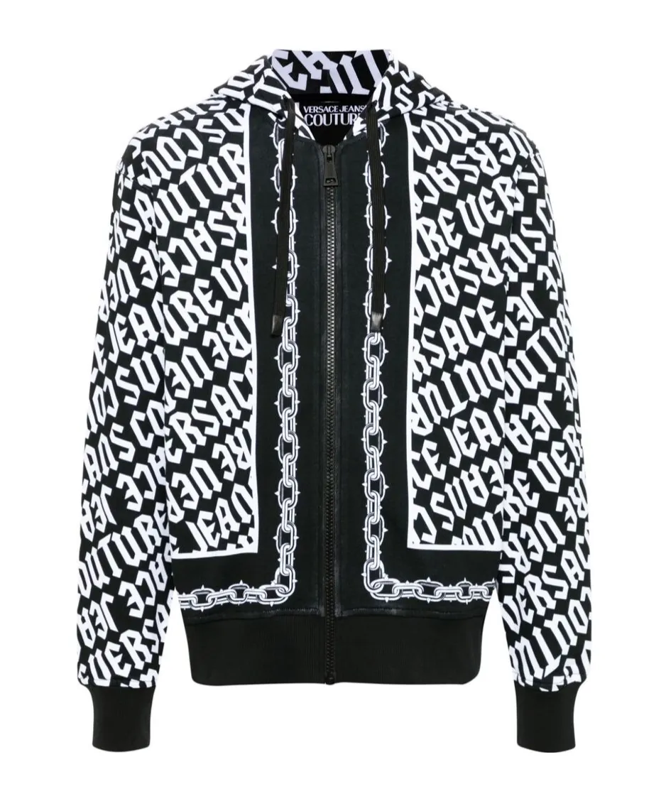 Zip-Up Cotton Hoodie