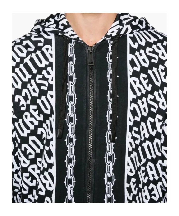 Zip-Up Cotton Hoodie