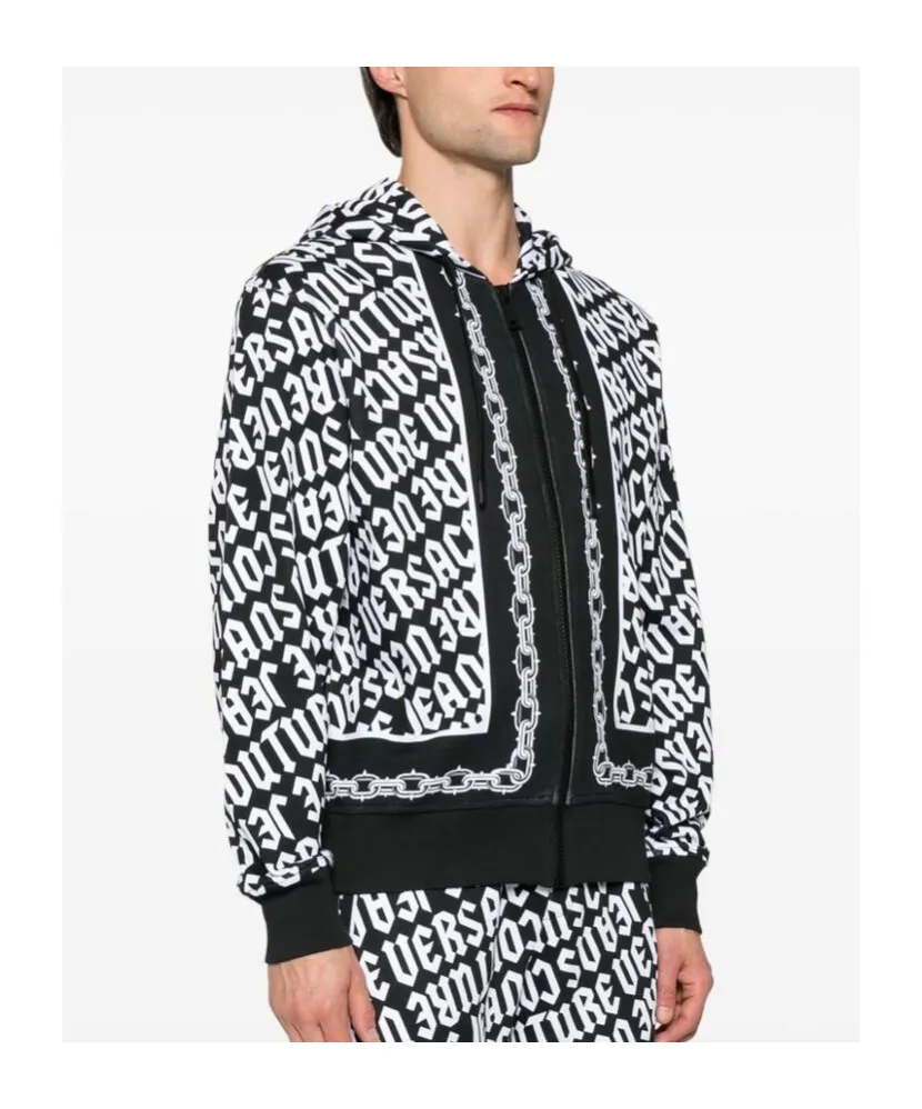 Zip-Up Cotton Hoodie