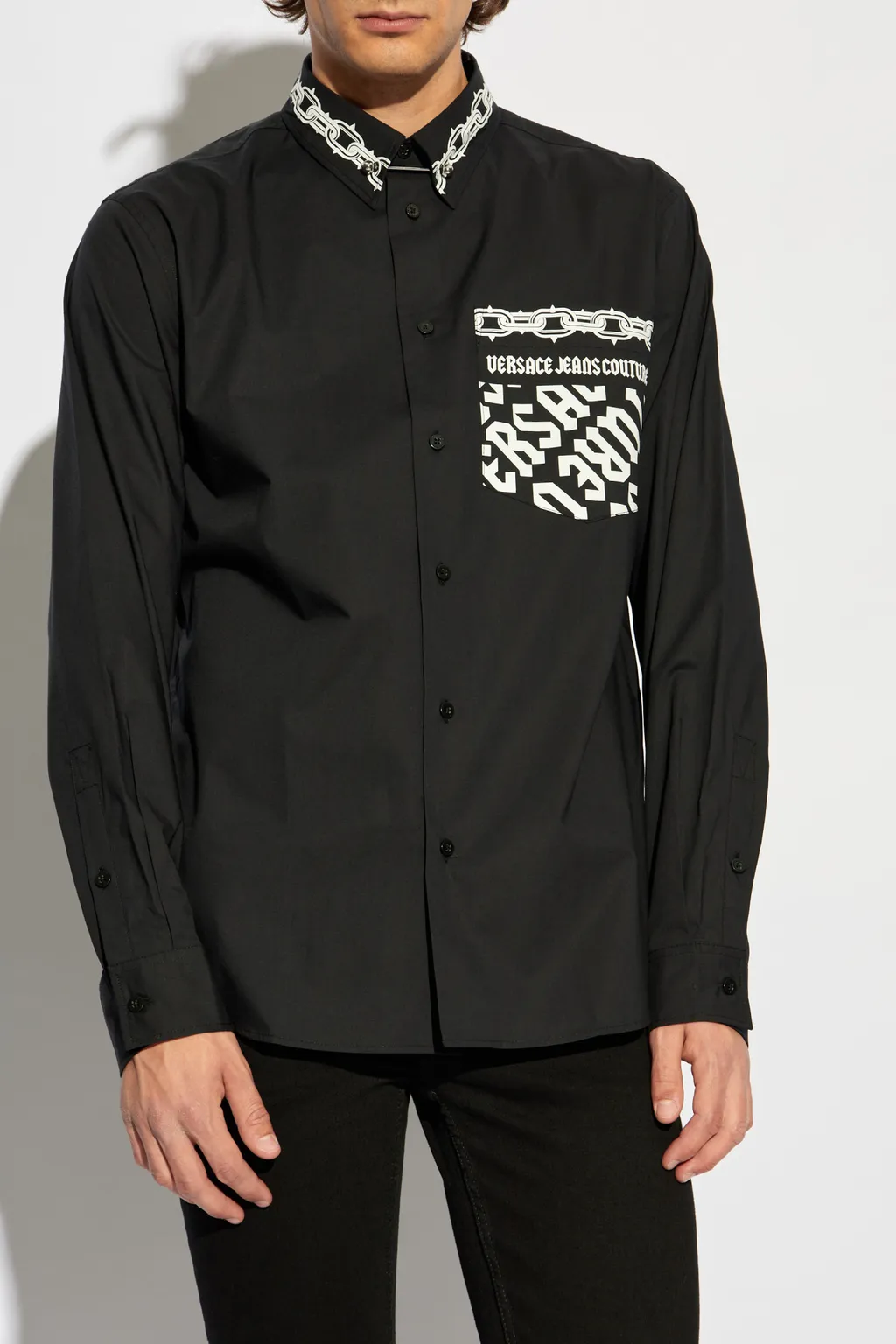Chain-Link Printed Shirt