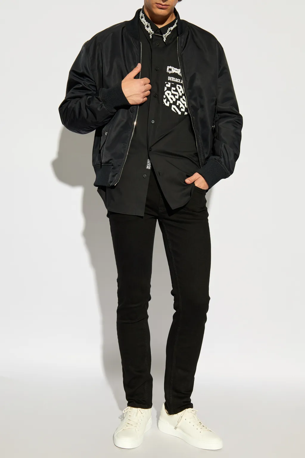 Chain-Link Printed Shirt