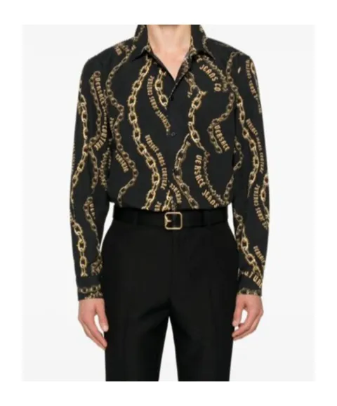Chain Couture Cotton Shirt