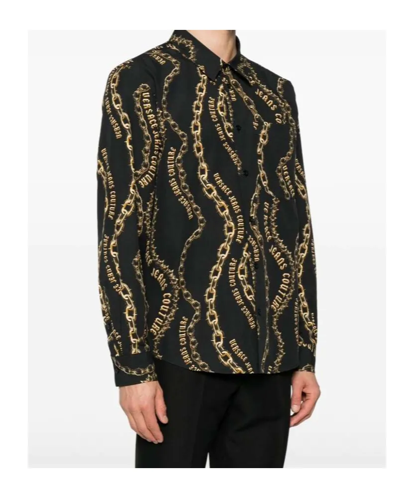 Chain Couture Cotton Shirt