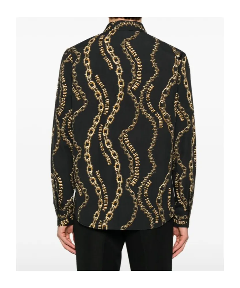 Chain Couture Cotton Shirt