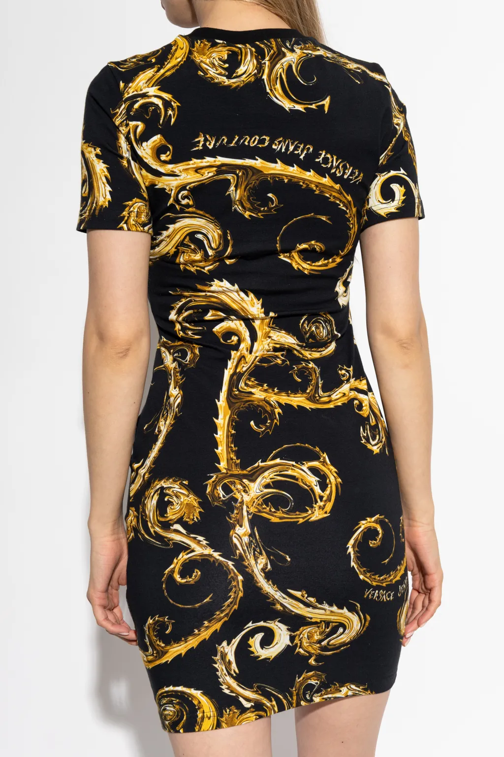 Baroque Print T-Shirt Dress