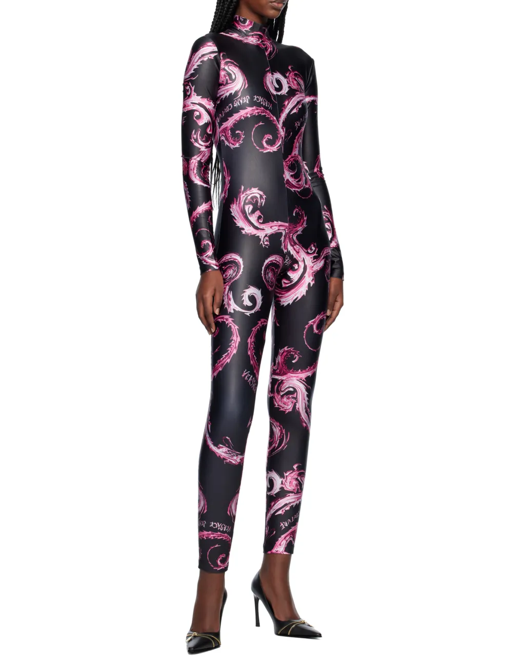Chromo Couture-Print Jumpsuit