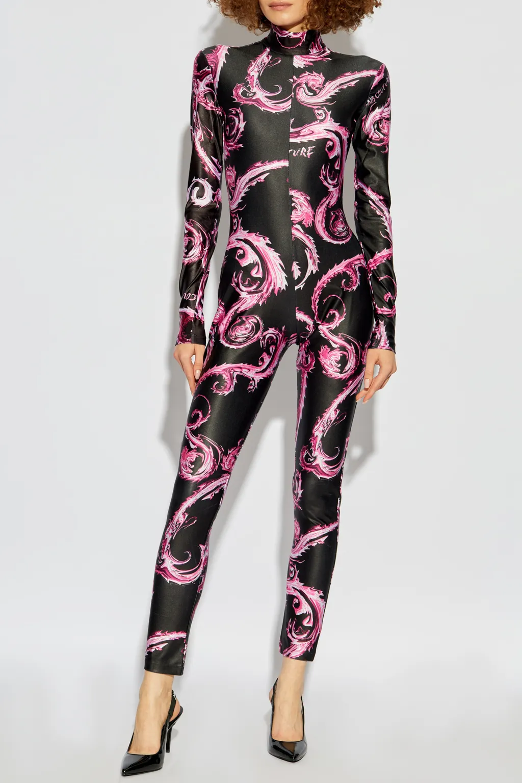 Chromo Couture-Print Jumpsuit