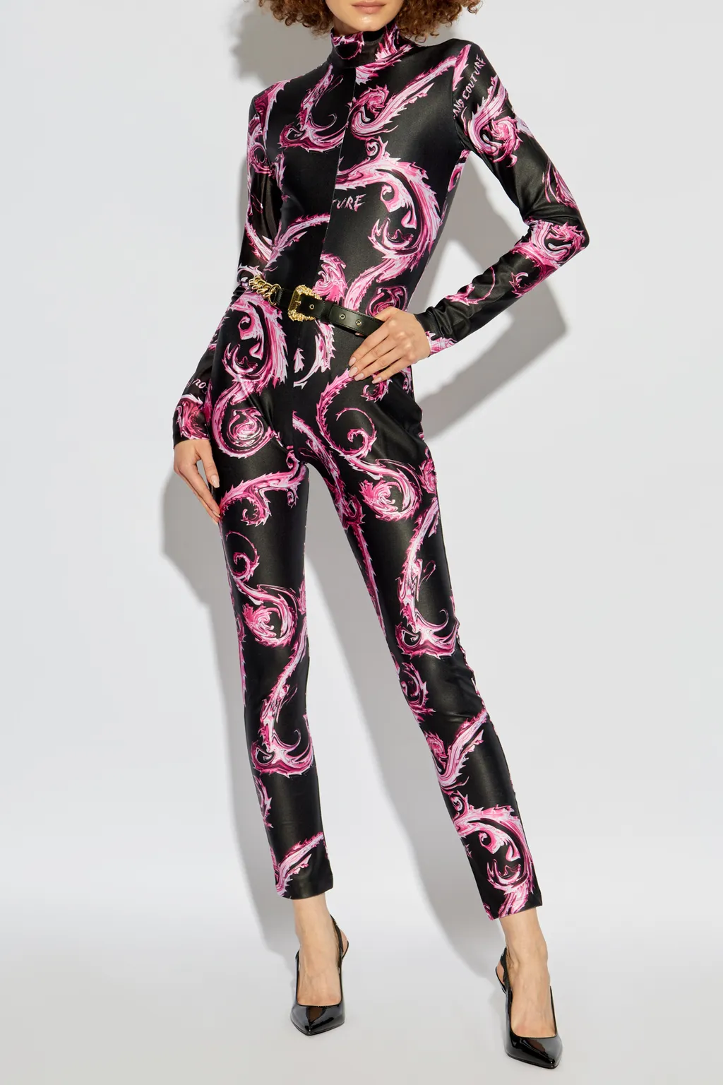 Chromo Couture-Print Jumpsuit