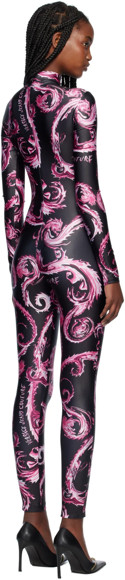 Chromo Couture-Print Jumpsuit