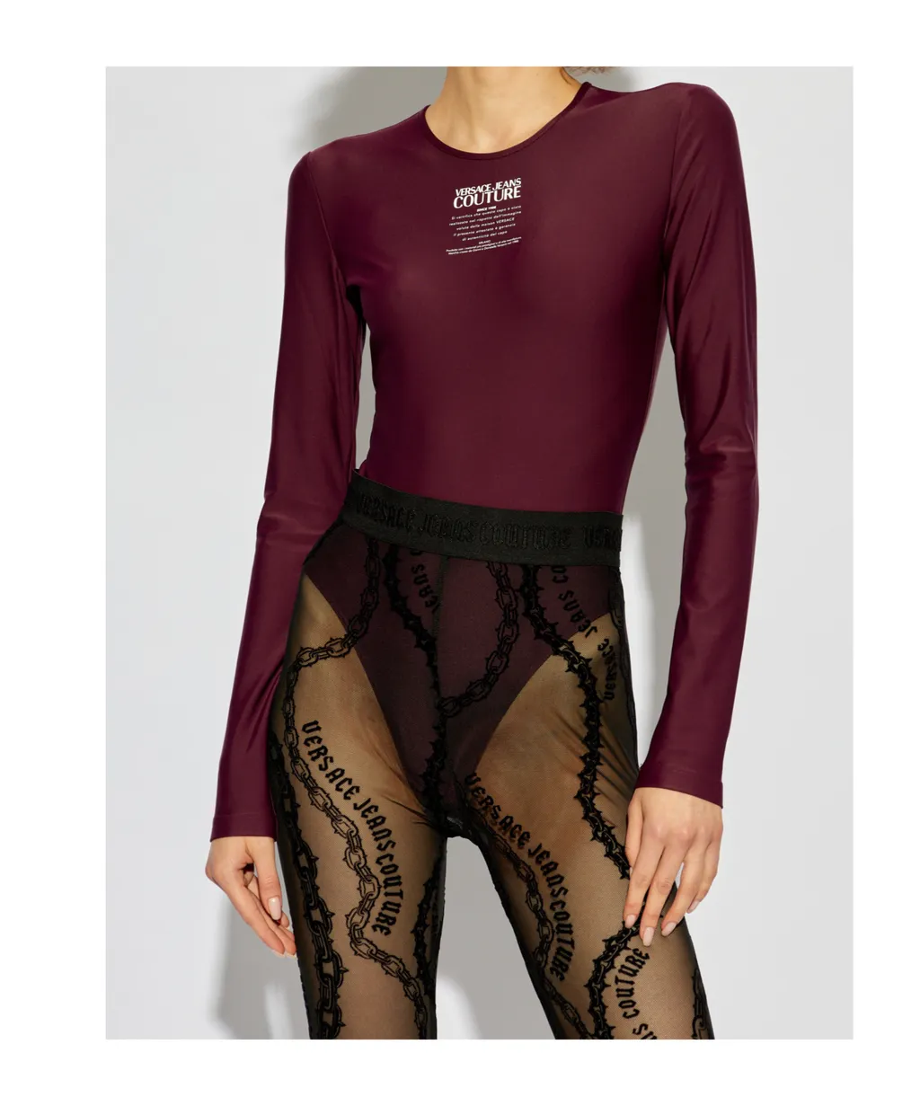 Logo Print Bodysuit