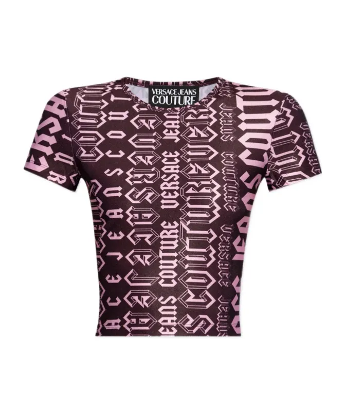 Logo Print Crop Top