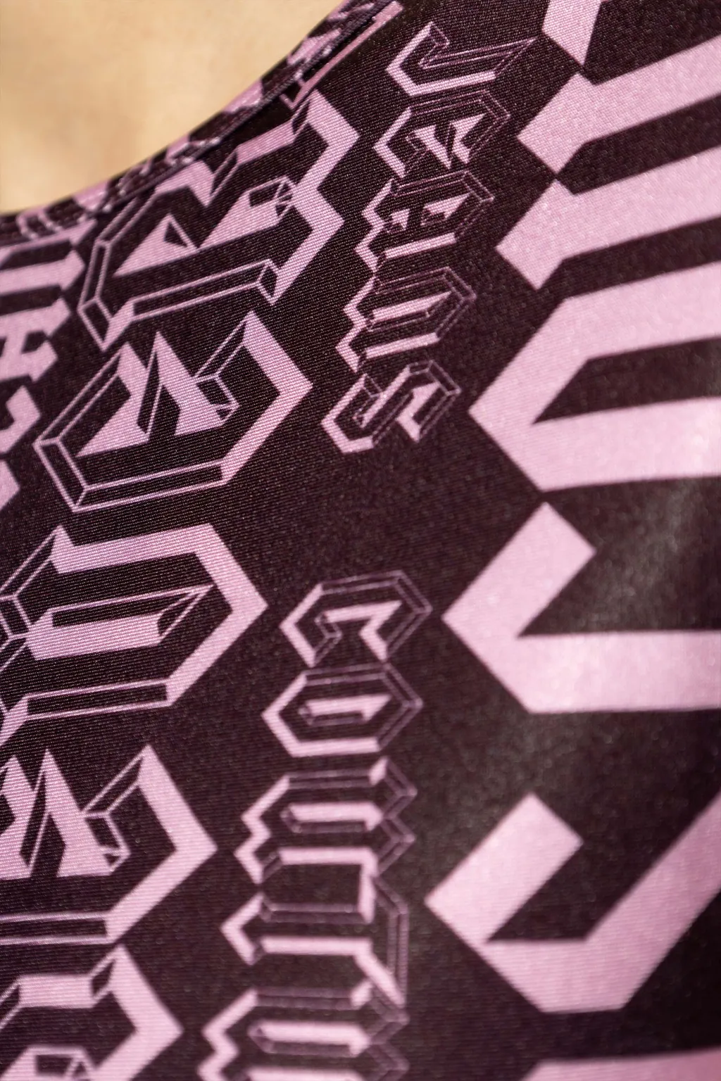Logo Print Crop Top
