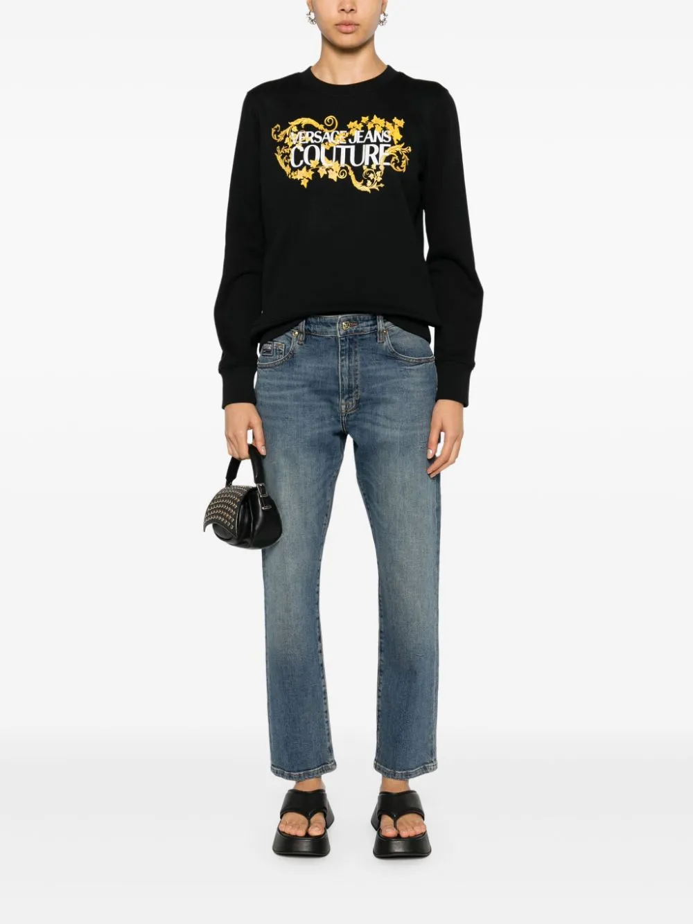 Logo Embellished Sweater