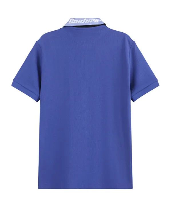 Lapel Short-Sleeved Polo Shirt