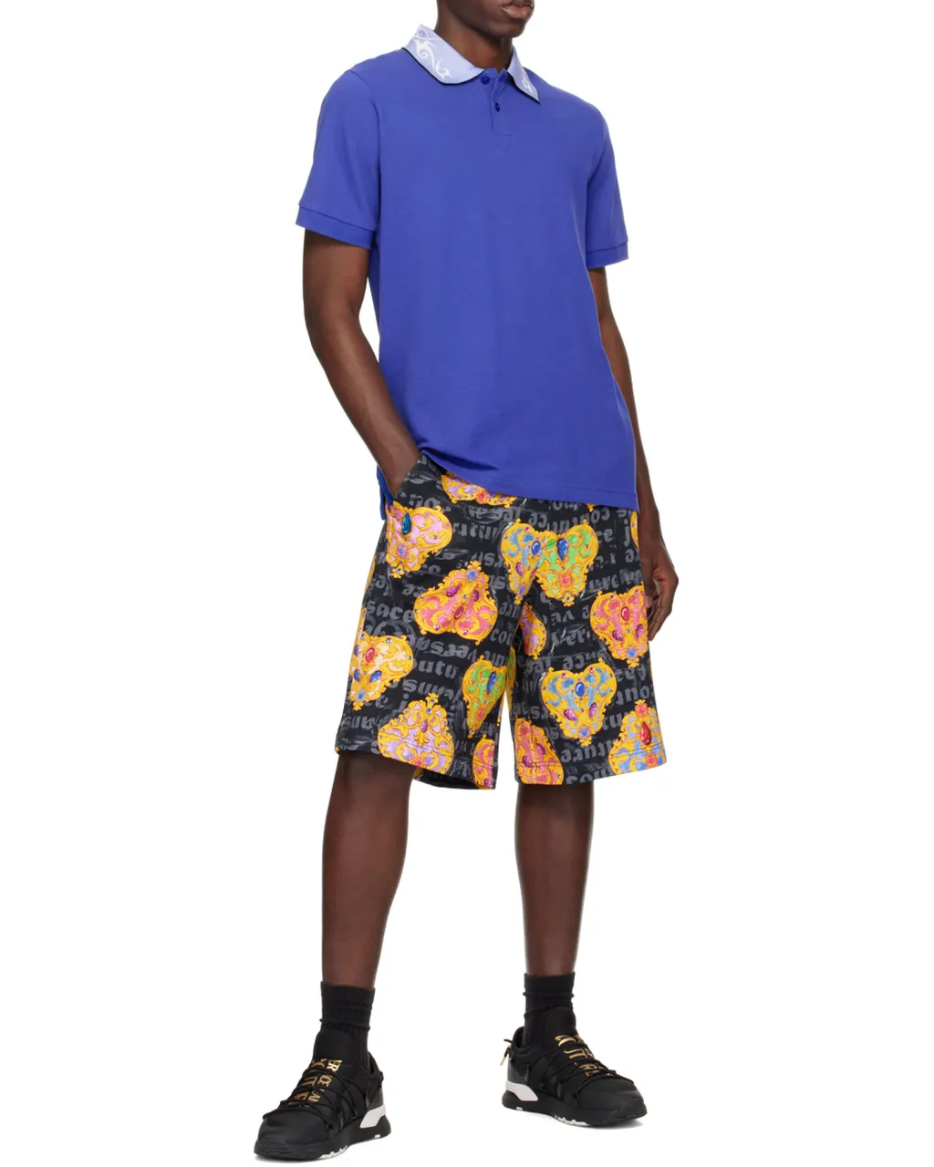 Lapel Short-Sleeved Polo Shirt
