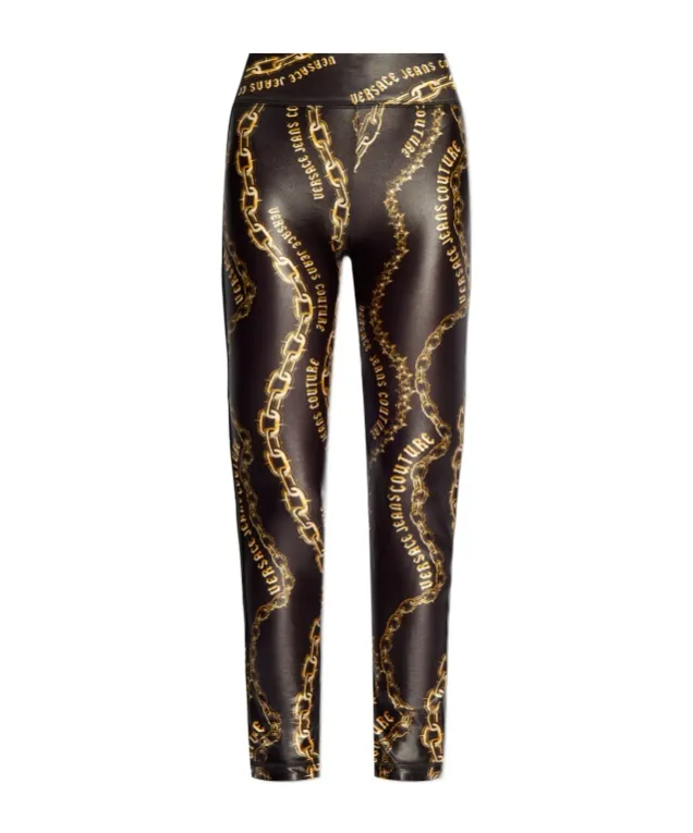 Chain-Print Leggings
