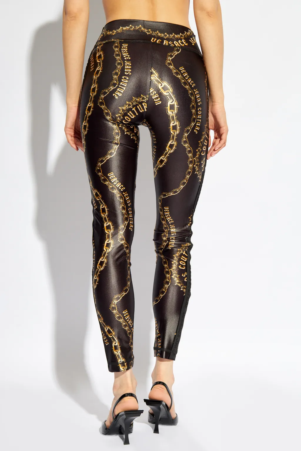 Chain-Print Leggings