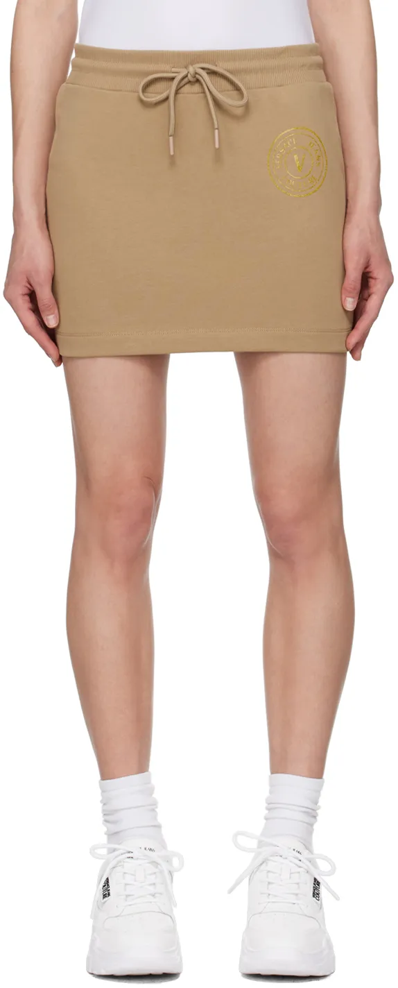 V-Emblem Logo Skirt