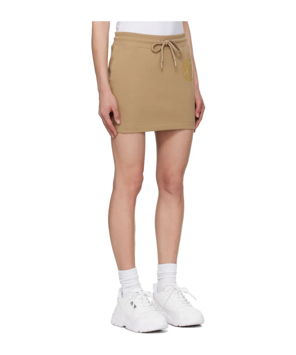 V-Emblem Logo Skirt