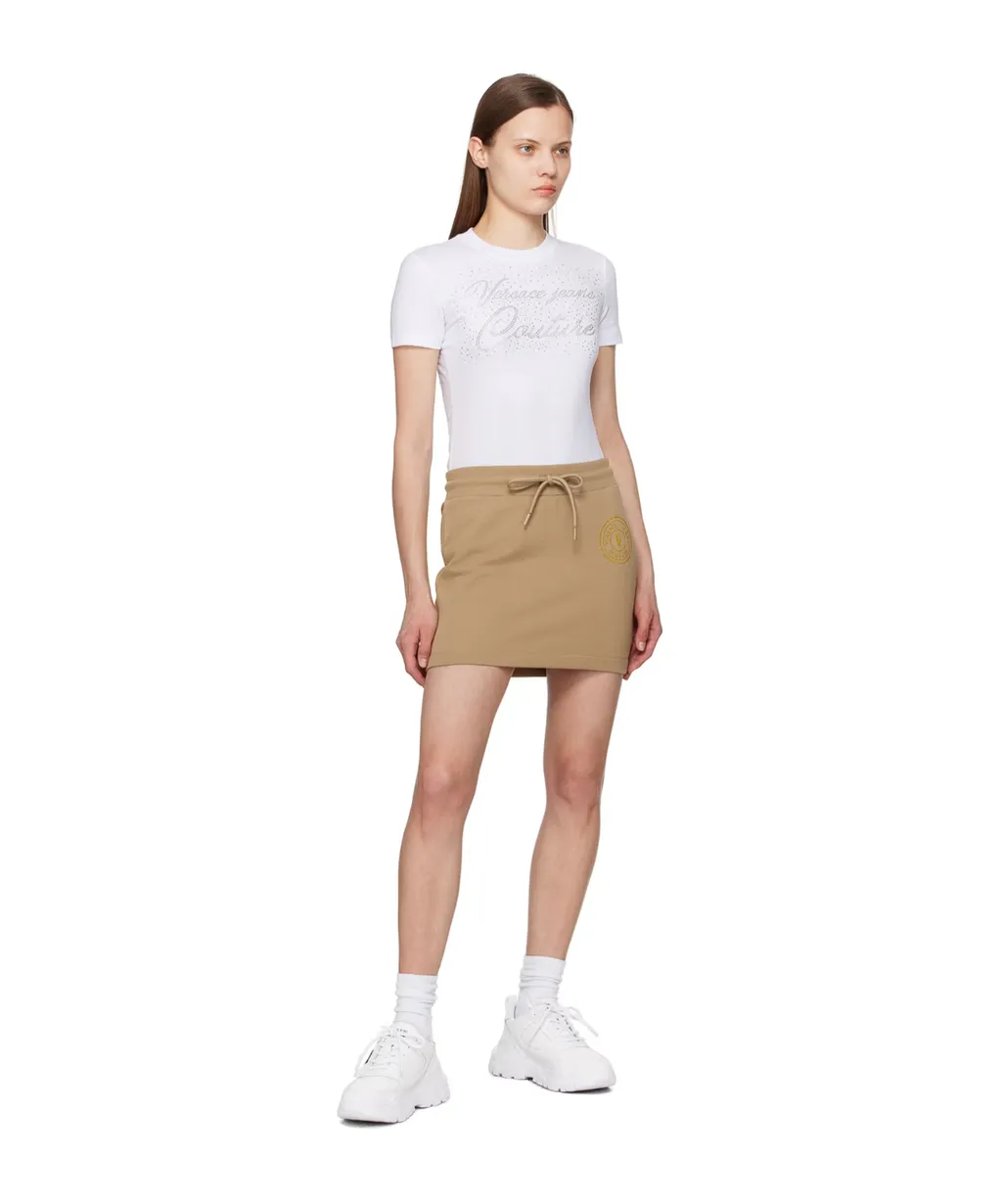 V-Emblem Logo Skirt