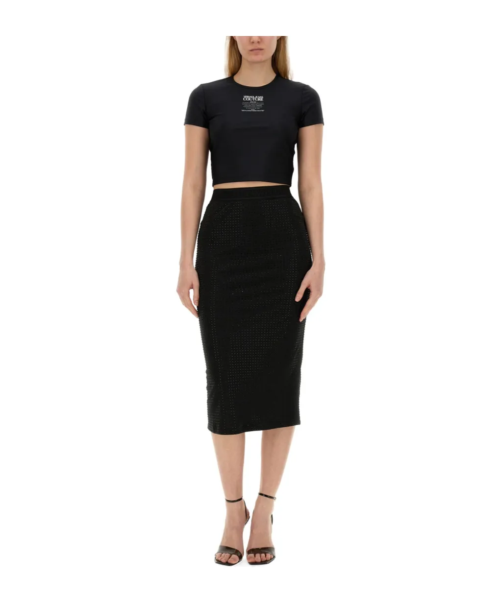 Embellished Midi Skirt