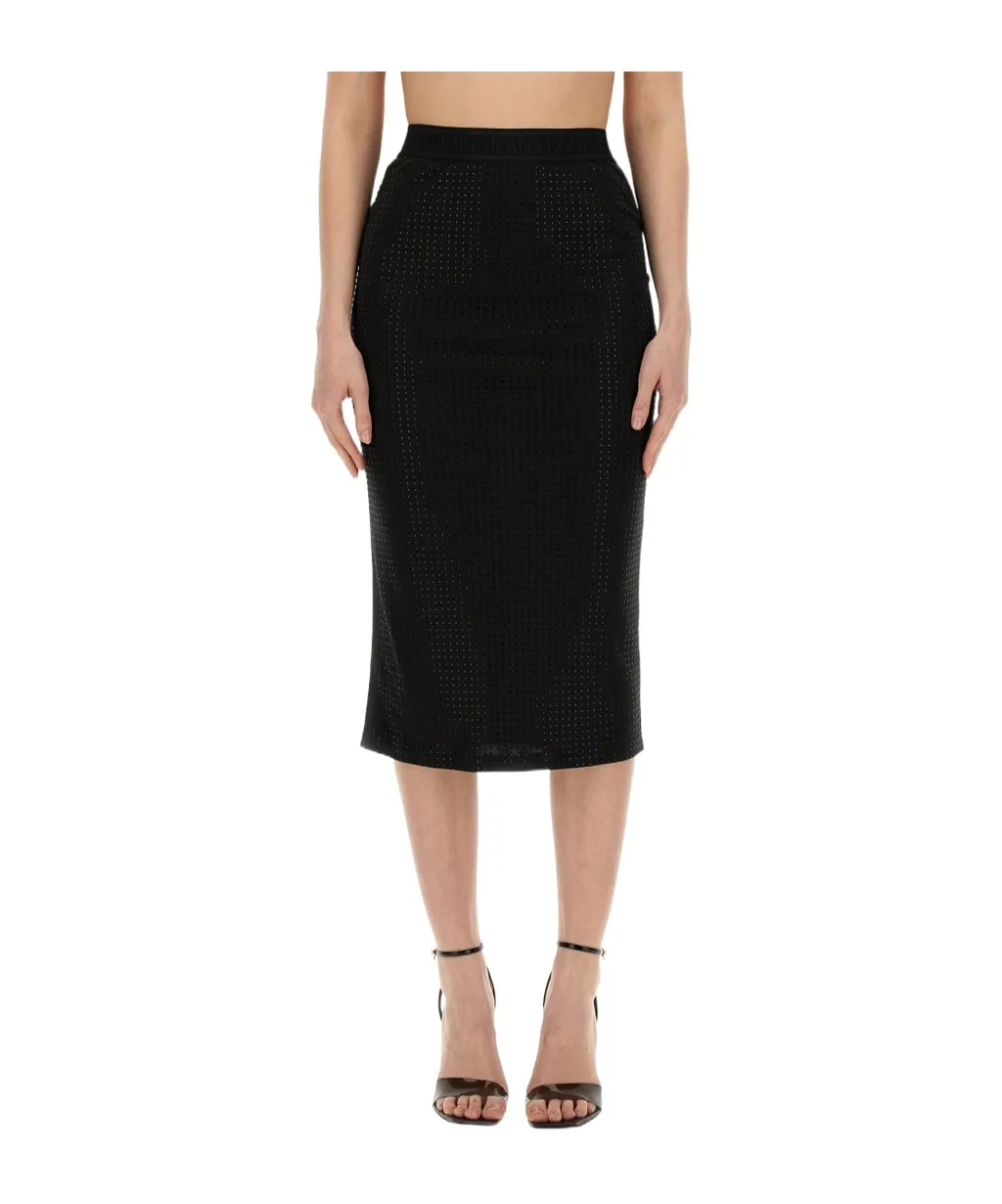Embellished Midi Skirt