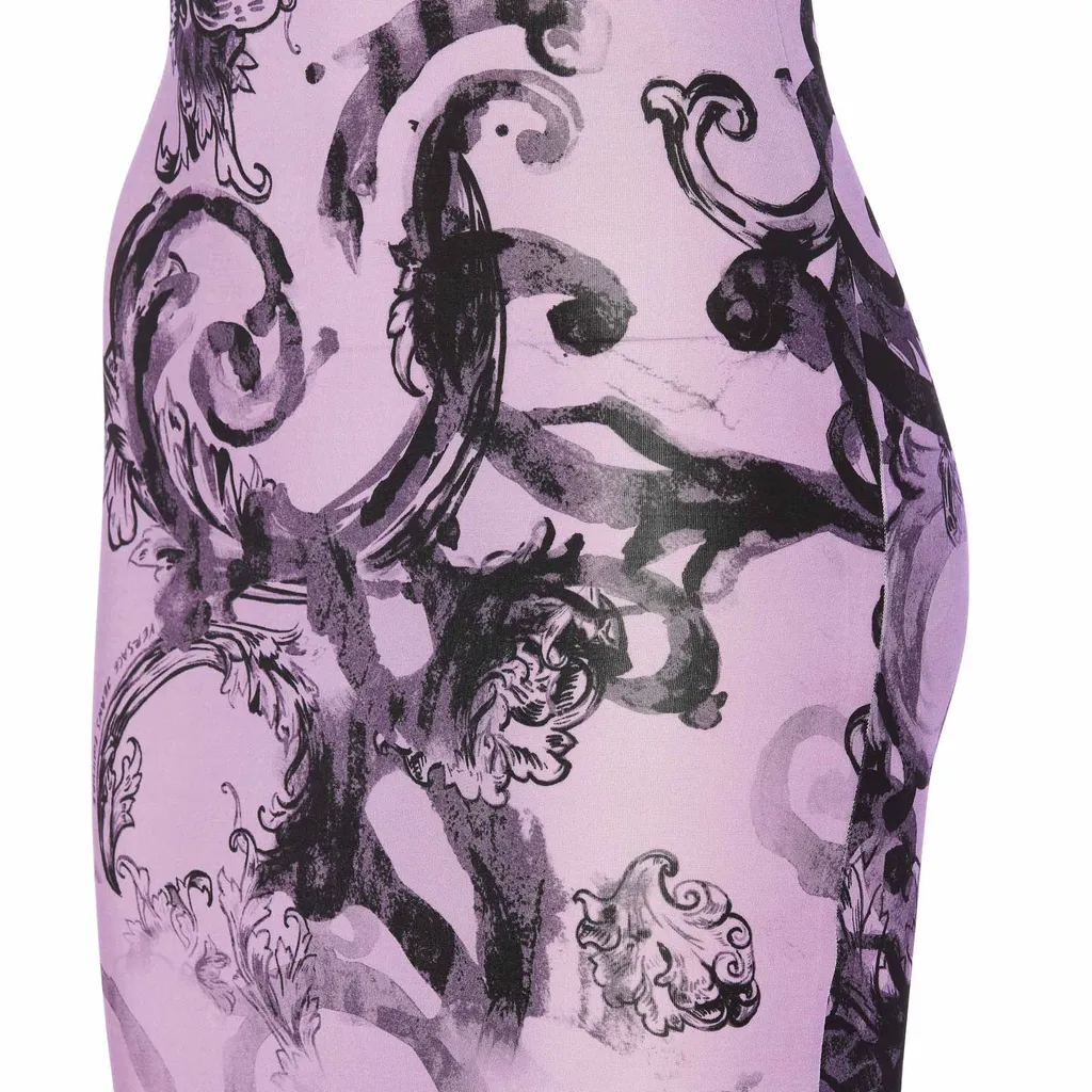 All-Over Printed Sleeveless Dress