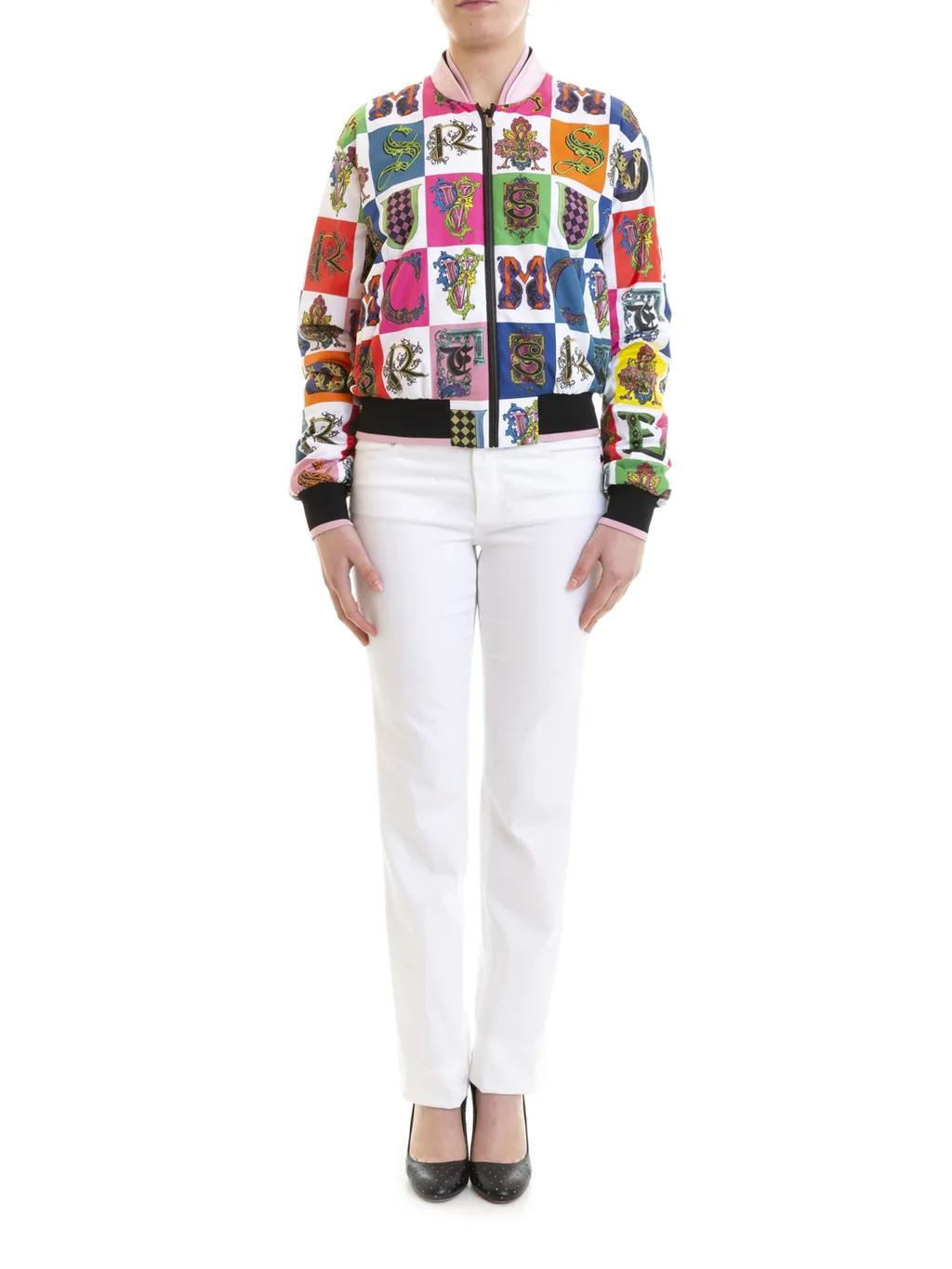 Splicing Details Baseball Jacket
