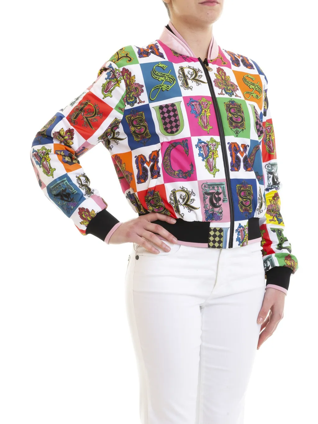 Splicing Details Baseball Jacket