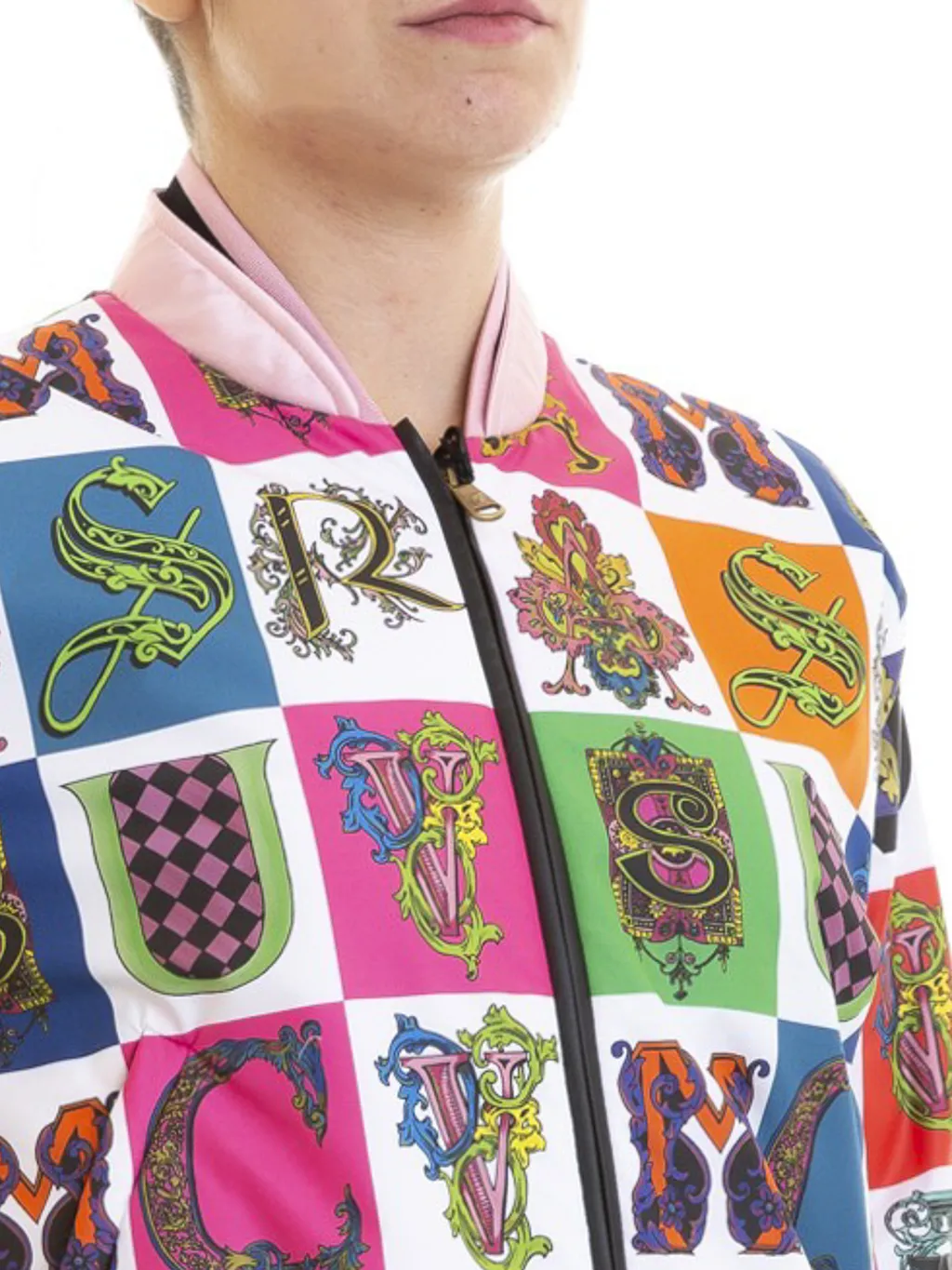Splicing Details Baseball Jacket