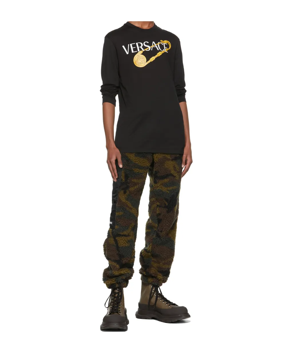 Safety Pin Long Sleeve T-Shirt