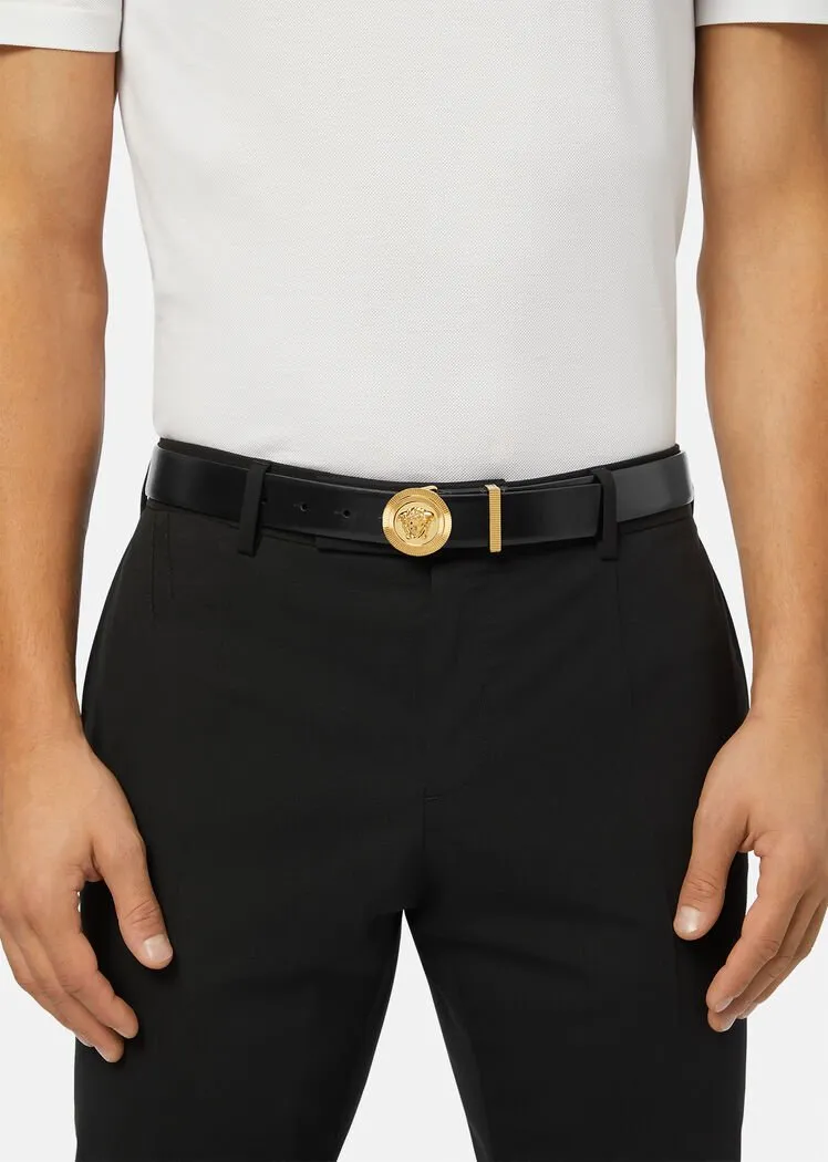 Medusa Logo Buckle Belt