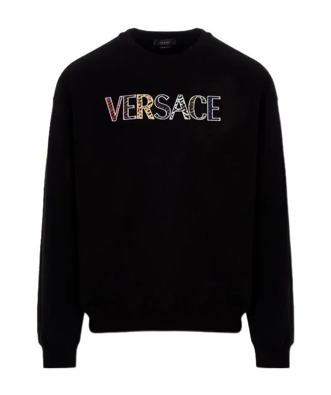 Logo Embroidered Crewneck Sweatshirt