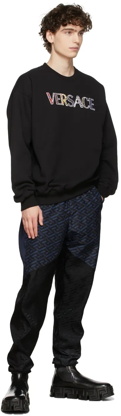 Logo Embroidered Crewneck Sweatshirt
