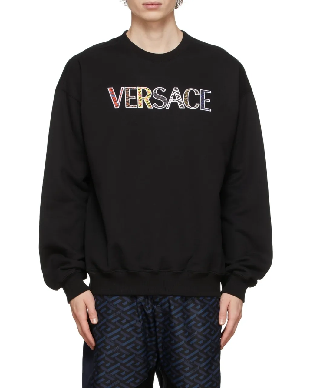 Logo Embroidered Crewneck Sweatshirt
