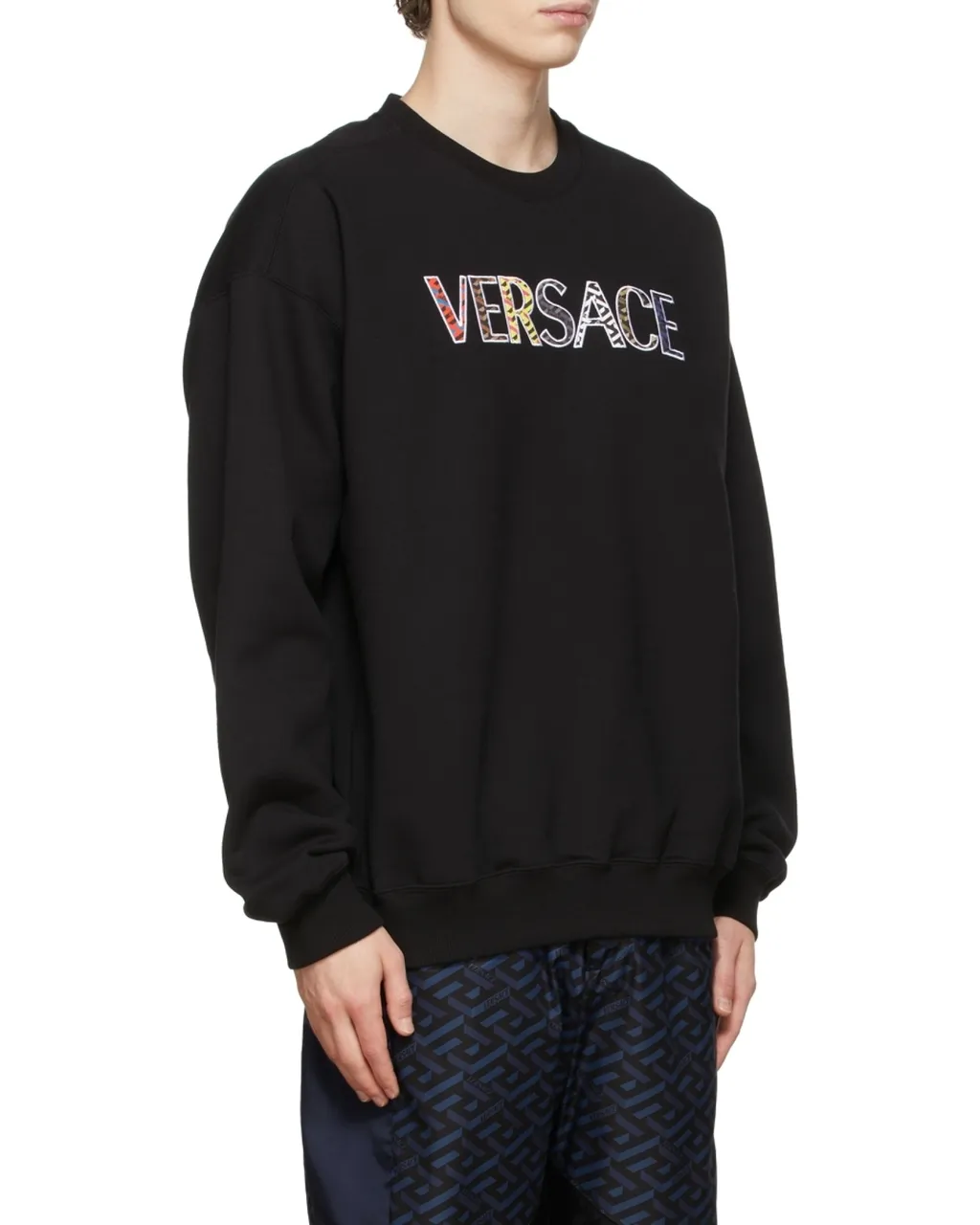 Logo Embroidered Crewneck Sweatshirt