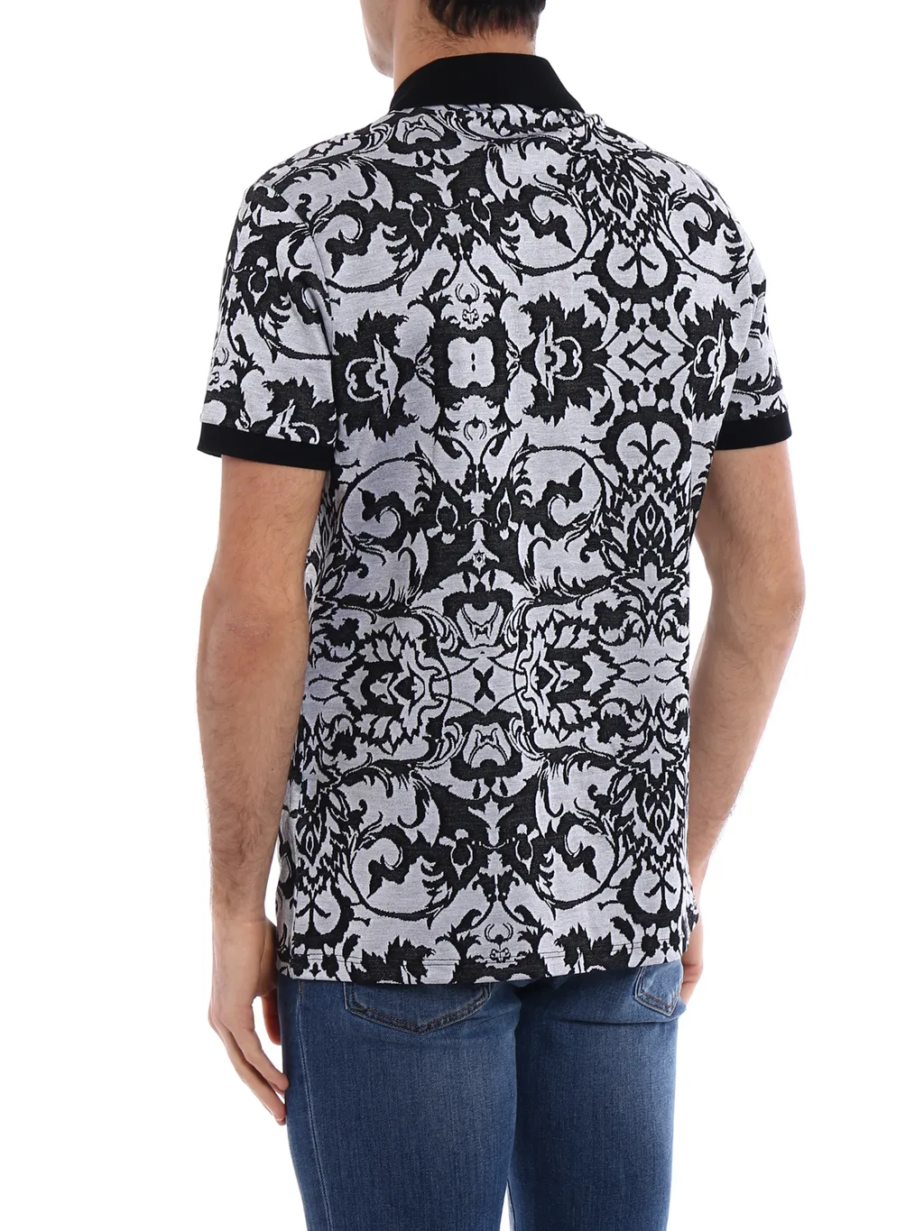Pattern Jacquard Polo Shirt