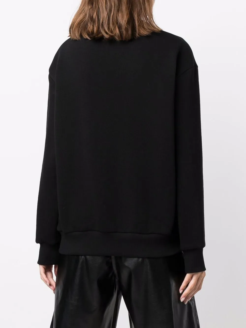 Medusa Crystal Embellished Sweatshirt
