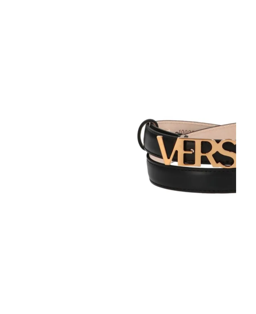 Logo Plaque Buckle Belt