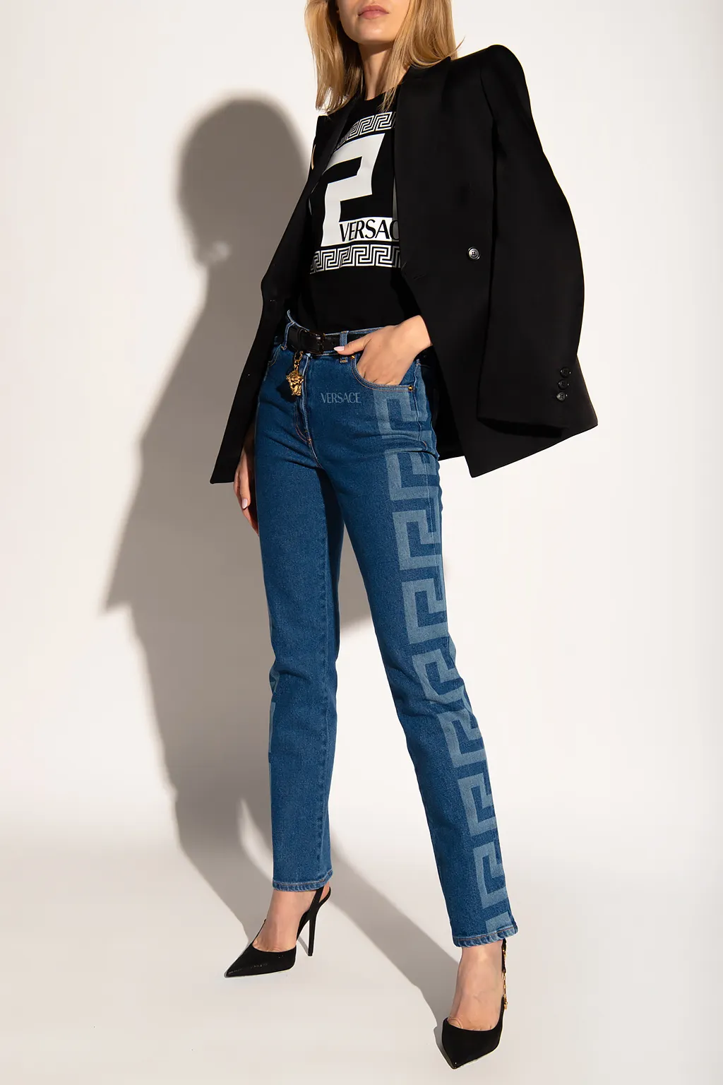 Greca-Print T-Shirt