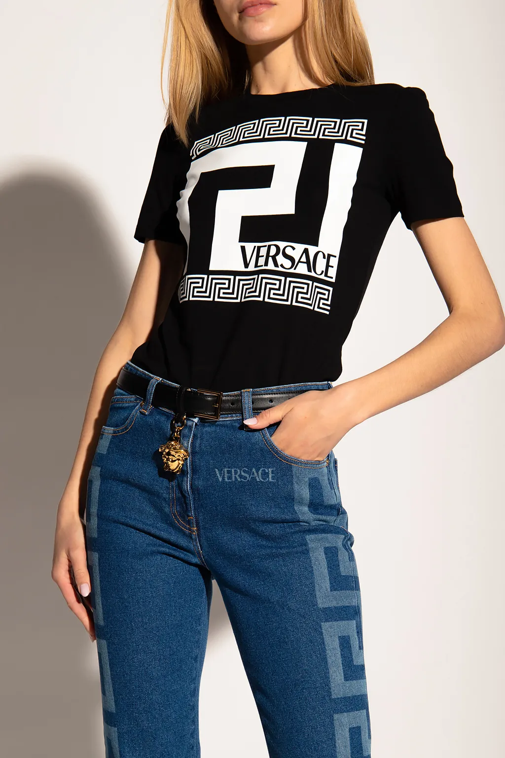 Greca-Print T-Shirt
