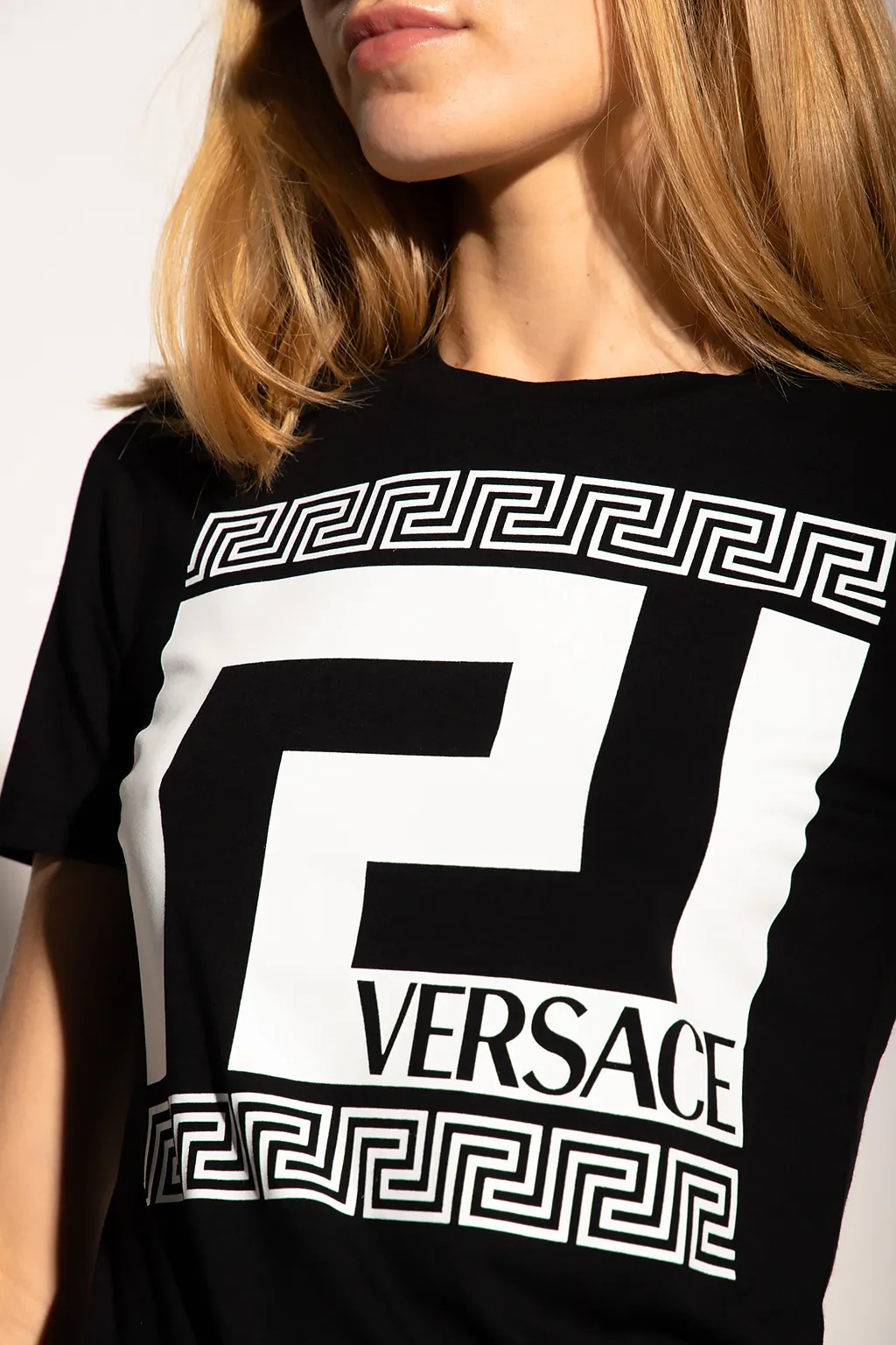 Greca-Print T-Shirt