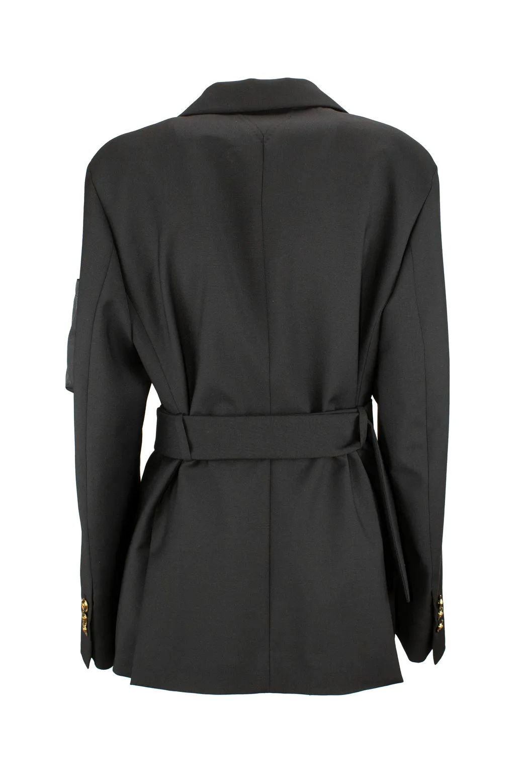 Long-Sleeve Belted Jacket