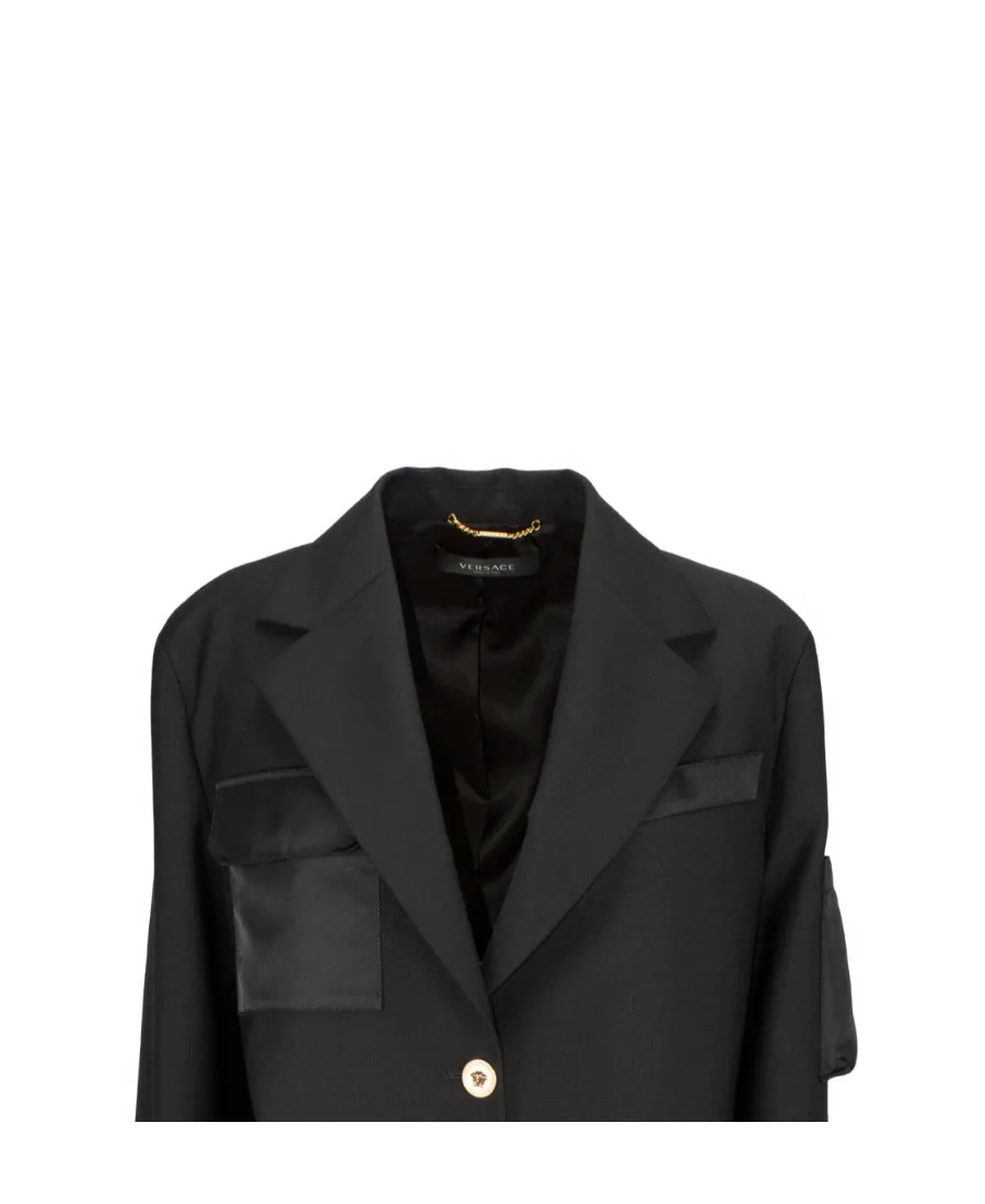 Long-Sleeve Belted Jacket