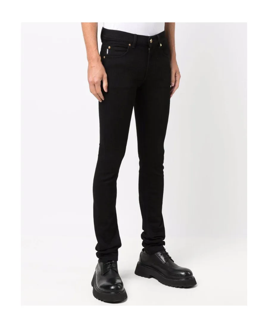 Logo Patch Slim-Fit Jeans