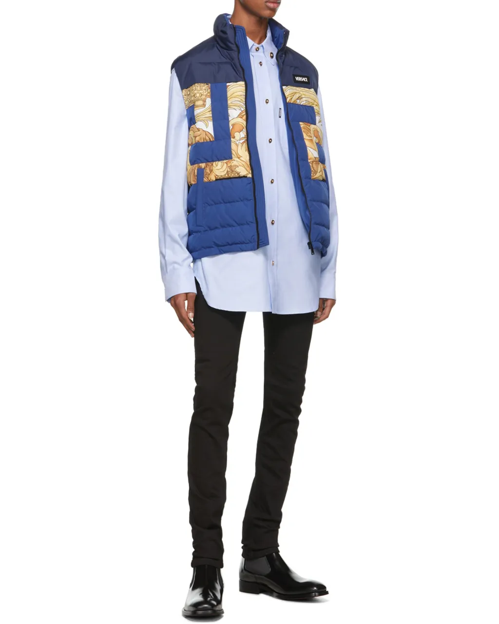 Logo Patch Slim-Fit Jeans