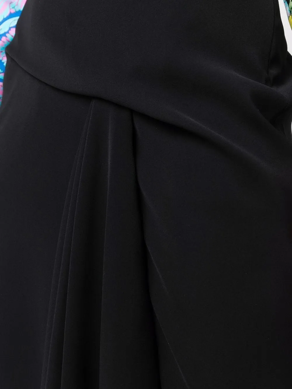 Pinch-Pleat A-Line Skirt