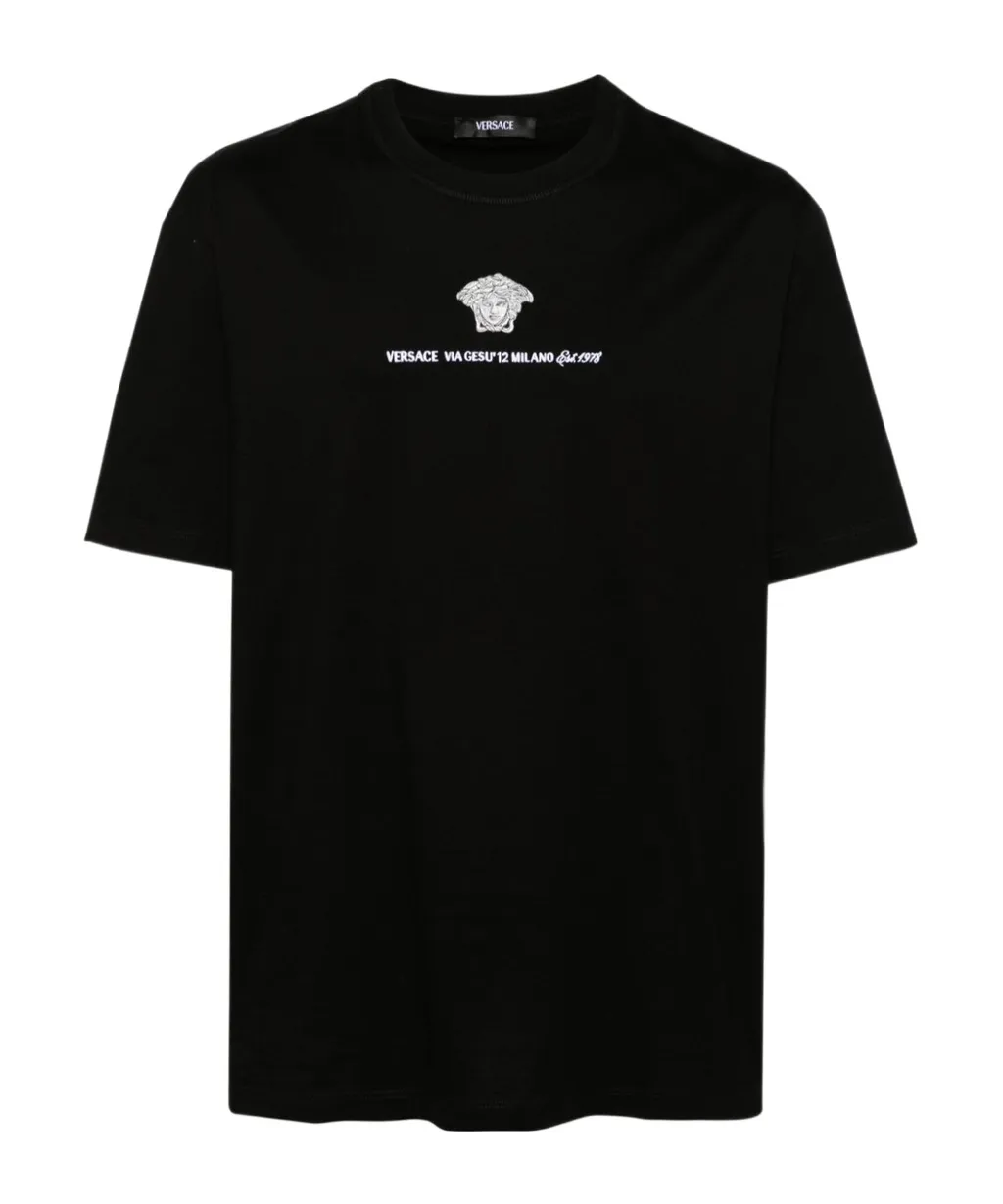 Logo-Embroidered Crewneck T-Shirt