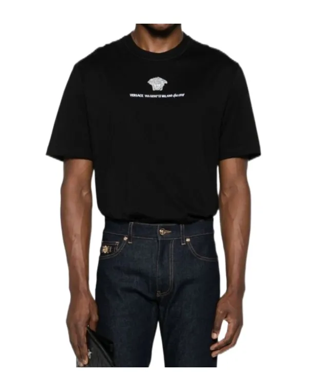 Logo-Embroidered Crewneck T-Shirt