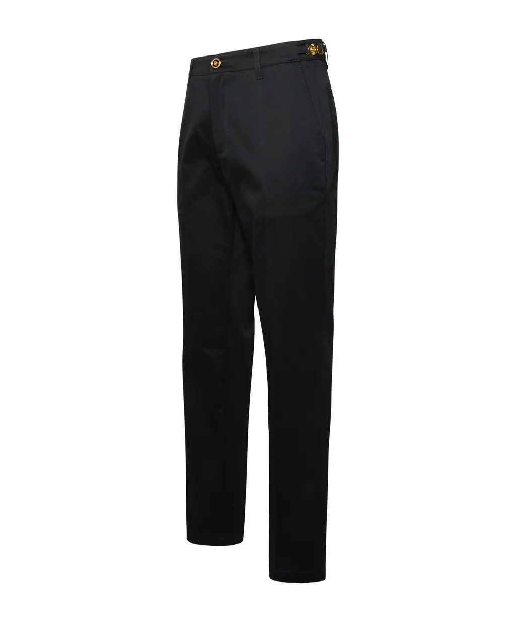 Pleat-Detailed Tapered-Leg Chino Trousers